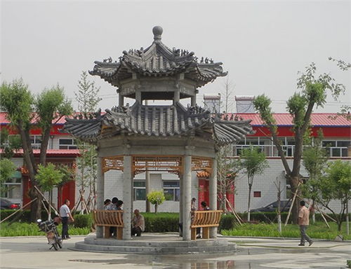 古建亭子厂家 邵瑜古建 唐县卲瑜古建园林加工厂 主要承揽项目有 各种大型喷泉 假山工程 仿
