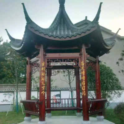 景观凉亭 景观园林工程 仿古凉亭 古建砖瓦厂 小青瓦凉亭 防腐木长廊 古建凉亭厂家 六角凉亭