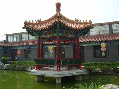 承德仿古建凉亭长廊牌楼广场假山喷泉园林景观工程施工dn6古建