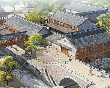 某古建阁楼工程建筑施工图(含效果)免费下载 - 园林古建