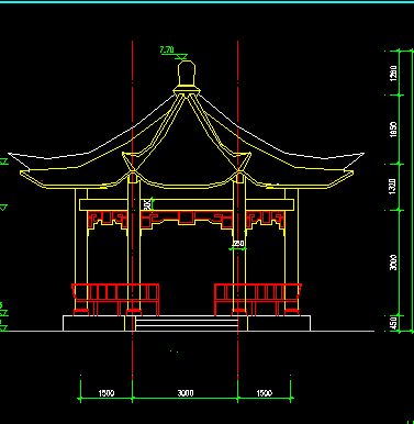 木亭建筑设计图纸免费下载 - 园林古建 - 土木工程网