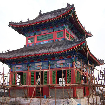 钢结构仿古建筑公司-仿古长廊-钢结构仿古门头-仿古钢结构牌坊