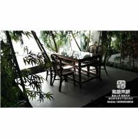 咸阳假山塑石 园林景观 生态餐厅施工 古建 西安融诺景观工程